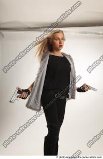 Nikol Action Standing Pose With Guns